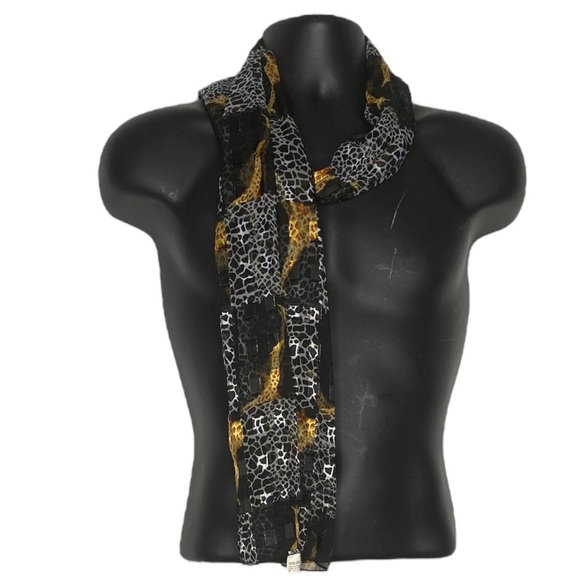Maria Gabrielle 3pc Animal Print Set (Size:Large, Color: Brown/Black/Gold/White) - Picture 8 of 10